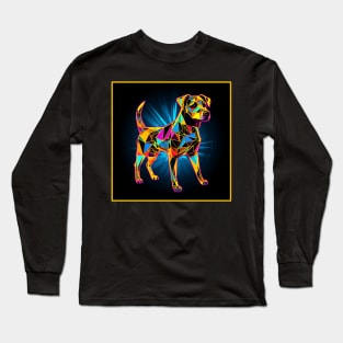 Geometric Dog Long Sleeve T-Shirt